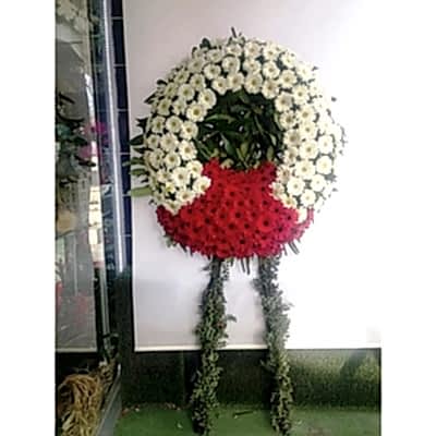 K�rm�z� Beyaz Cenaze �elenk �i�e�i